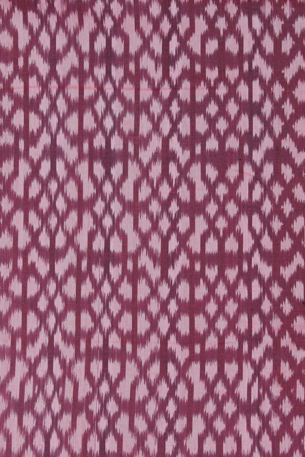 Image of Pochampally Ikat Cotton Violet Saree
